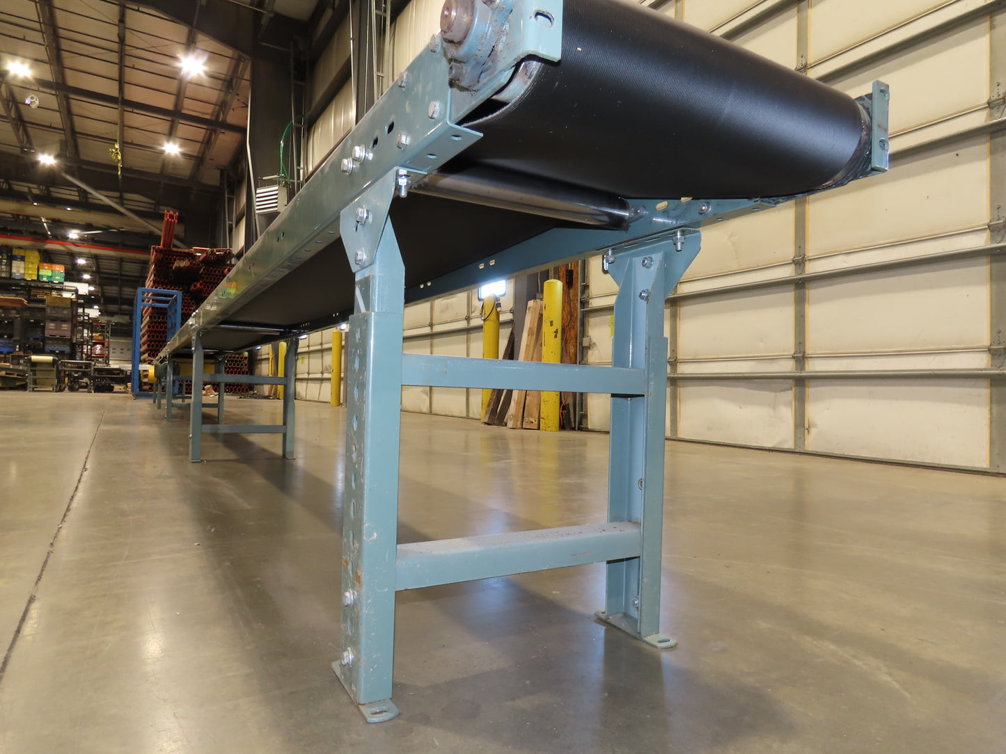 Hytrol 18"x 40' Slider Bed Conveyor 15.5" New Belt .5Hp 3PH Center Drive 100FPM