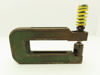 Unipunch 8AJ-1-1/2 Press Brake Punch C Frame 0.65" Circle 8" Throat 1-1/2" W