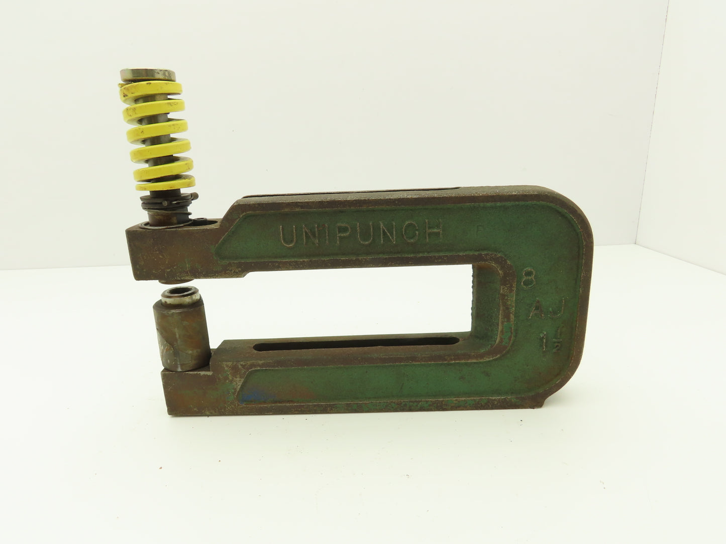 Unipunch 8AJ-1-1/2 Press Brake Punch C Frame 0.65" Circle 8" Throat 1-1/2" W