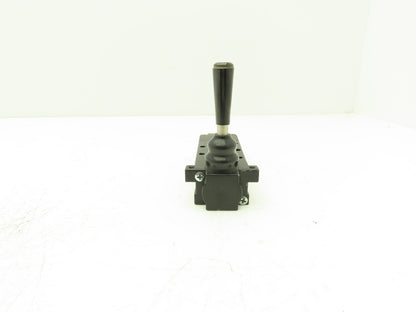 Parker 521811000 Manual Directional Air Control Valve 3-Pos Lever 1/4"npt 150psi