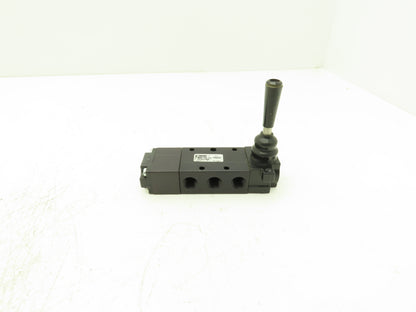 Parker 521811000 Manual Directional Air Control Valve 3-Pos Lever 1/4"npt 150psi