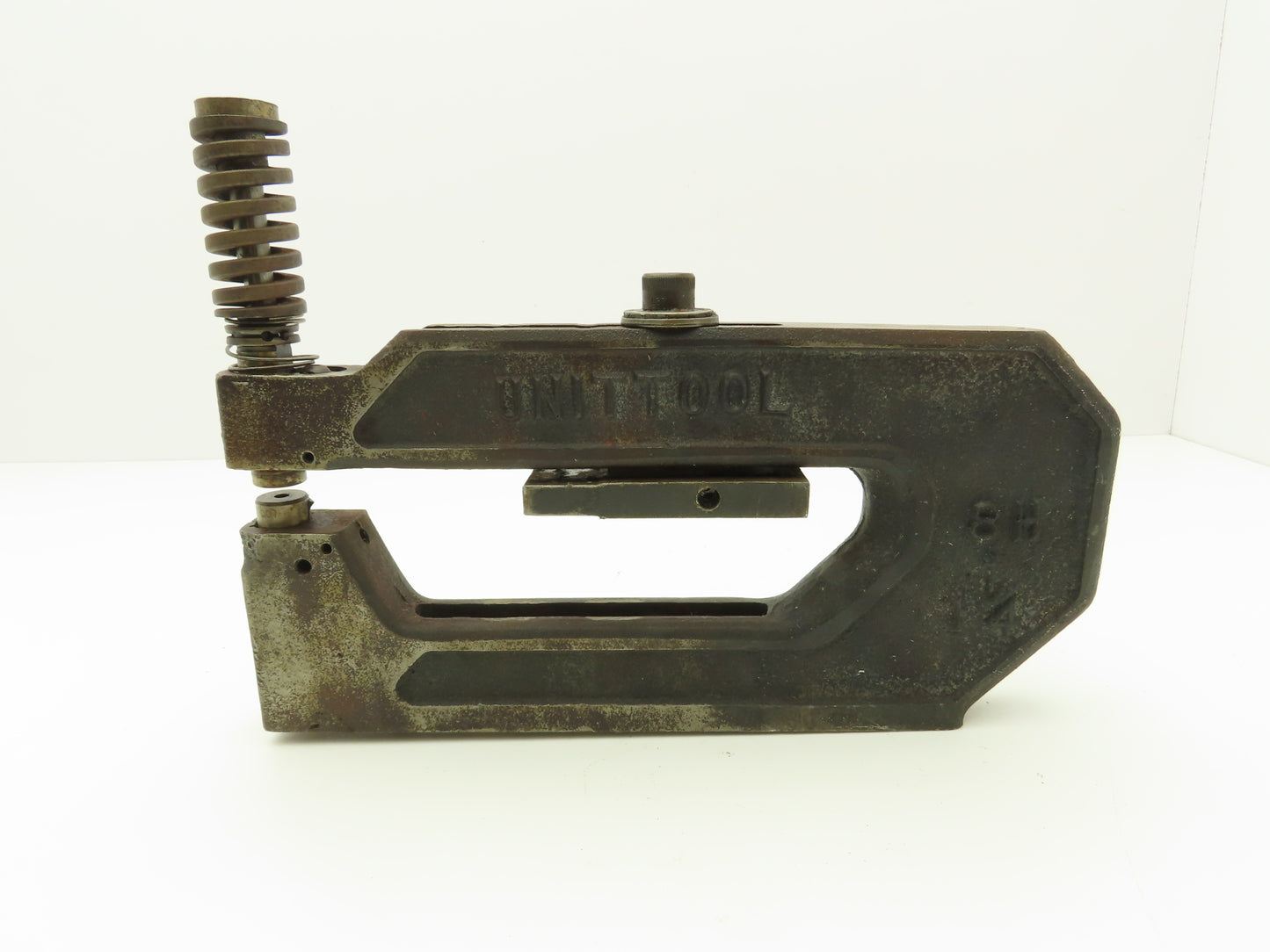 Unipunch 8H 1-1/4 Press Brake Punch C Frame 3/16" Circle 8" Throat 1-1/4" W