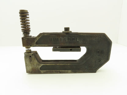 Unipunch 8H 1-1/4 Press Brake Punch C Frame 3/16" Circle 8" Throat 1-1/4" W