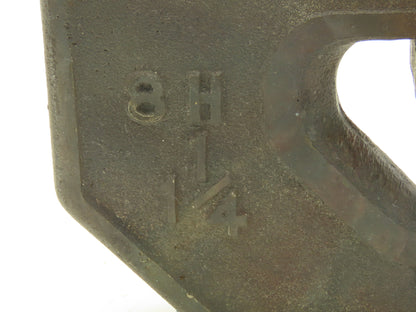 Unipunch 8H 1-1/4 Press Brake Punch C Frame 3/16" Circle 8" Throat 1-1/4" W