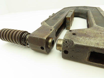 Unipunch 8H 1-1/4 Press Brake Punch C Frame 3/16" Circle 8" Throat 1-1/4" W