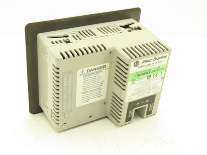Allen Bradley 2711P-T6C20D PanelView Plus 600 Touch Screen PLC HMI 24VDC SER D