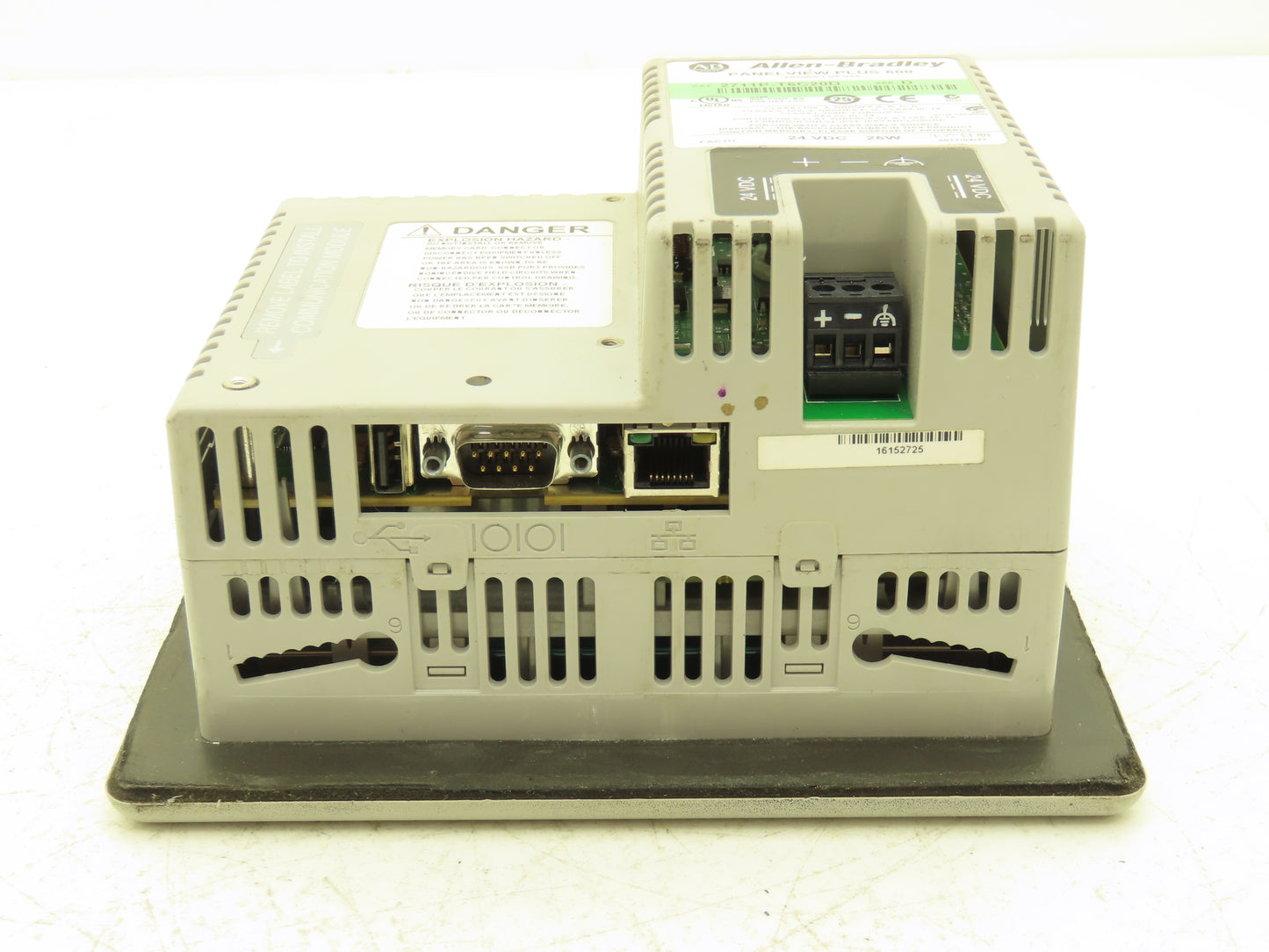 Allen Bradley 2711P-T6C20D PanelView Plus 600 Touch Screen PLC HMI 24VDC SER D