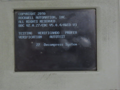 Allen Bradley 2711P-T6C20D PanelView Plus 600 Touch Screen PLC HMI 24VDC SER D