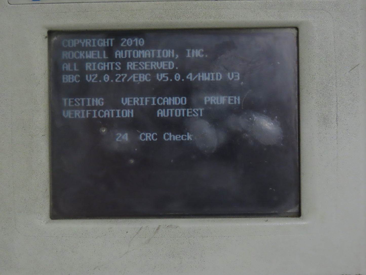 Allen Bradley 2711P-T6C20D PanelView Plus 600 Touch Screen PLC HMI 24VDC SER D