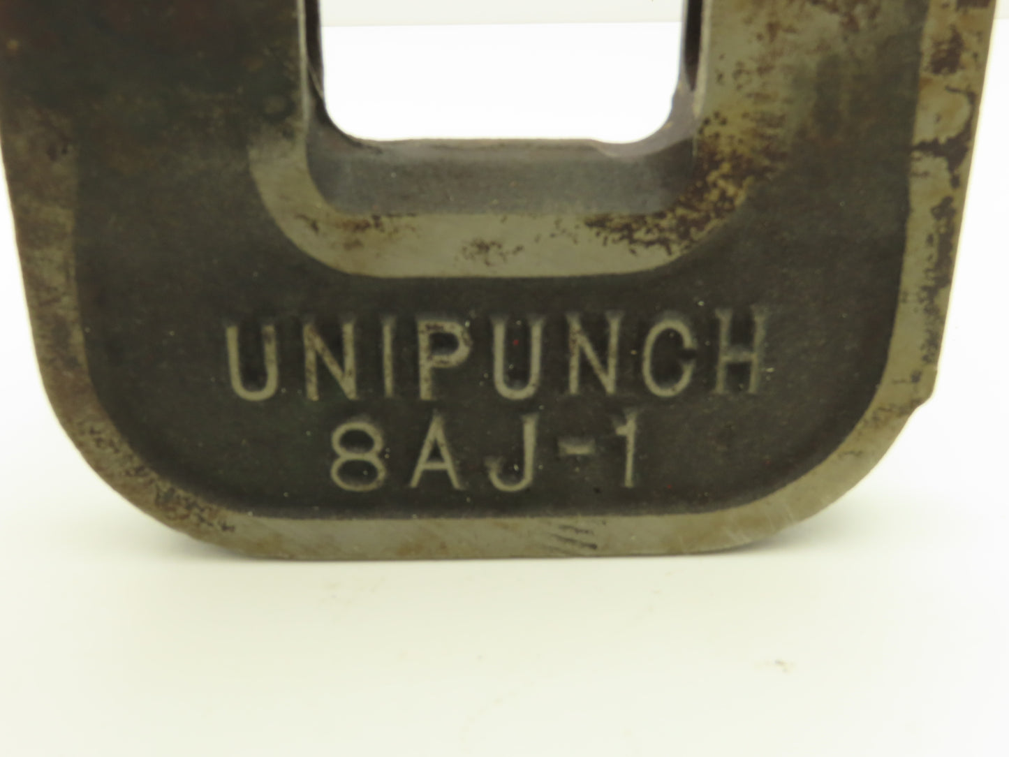 Unipunch 8AJ-1 Press Brake Punch C Frame 1/4" Circle 8" Throat 1" W