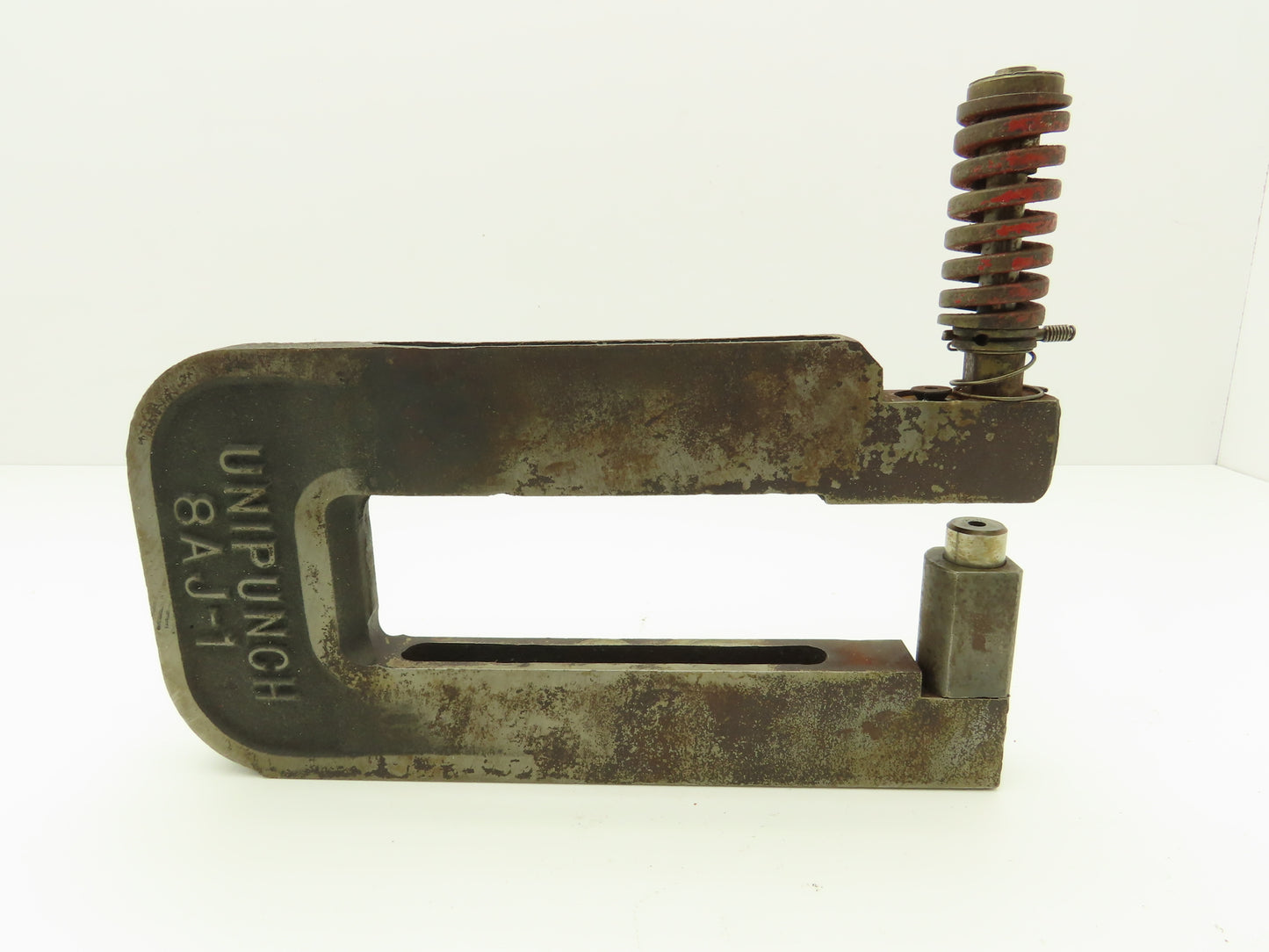 Unipunch 8AJ-1 Press Brake Punch C Frame 1/4" Circle 8" Throat 1" W