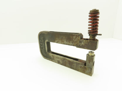 Unipunch 8AJ-1 Press Brake Punch C Frame 1/4" Circle 8" Throat 1" W