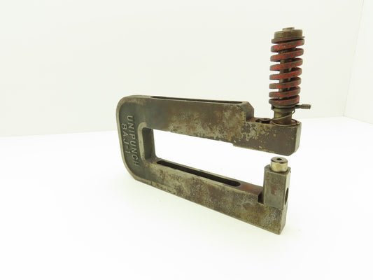 Unipunch 8AJ-1 Press Brake Punch C Frame 1/4" Circle 8" Throat 1" W
