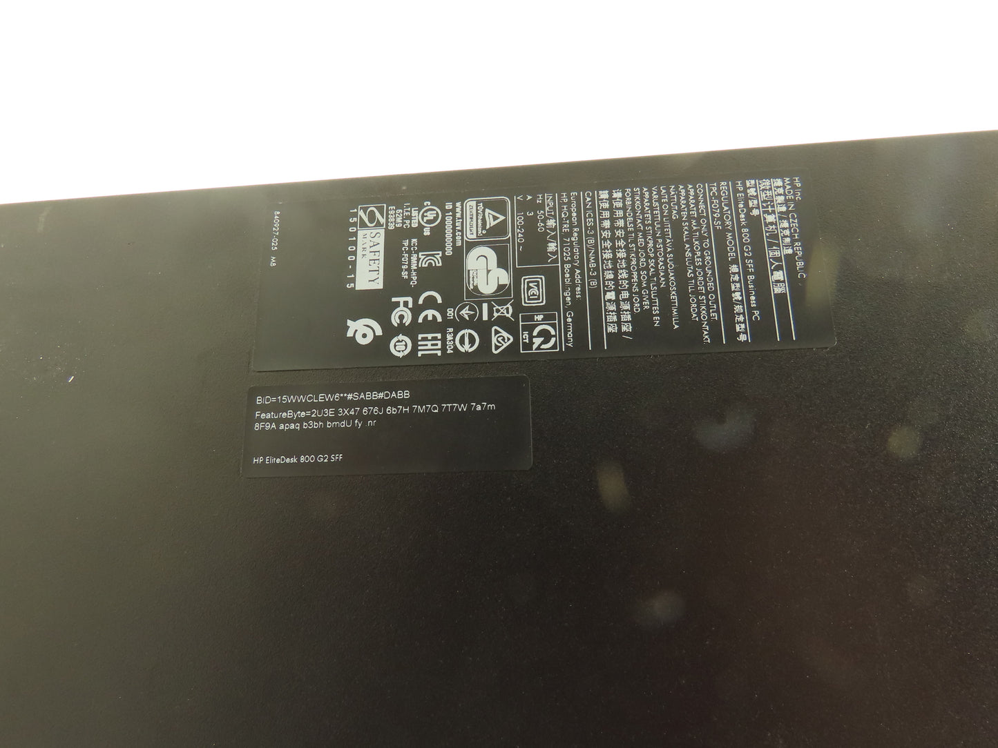 HP 800G2 SFF Elite Desk Intel Core i7-6700 3.4 GHz Quad W7 Pro 128GB SSD 8GB RAM