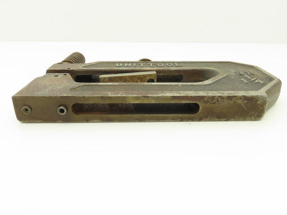 Unipunch 8H 1-1/4 Press Brake Punch C Frame 1/4" Circle 8" Throat 1-1/4" W