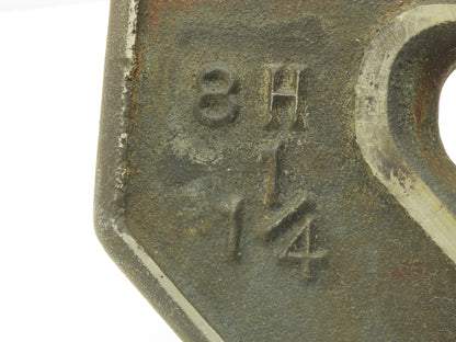 Unipunch 8H 1-1/4 Press Brake Punch C Frame 1/4" Circle 8" Throat 1-1/4" W