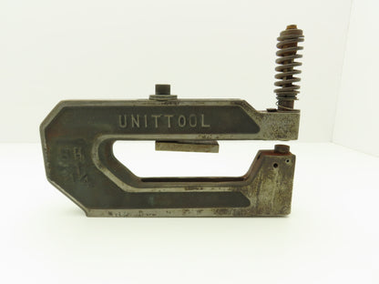 Unipunch 8H 1-1/4 Press Brake Punch C Frame 1/4" Circle 8" Throat 1-1/4" W