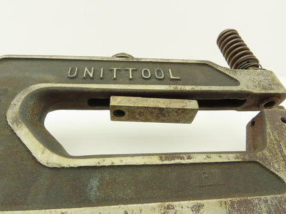 Unipunch 8H 1-1/4 Press Brake Punch C Frame 1/4" Circle 8" Throat 1-1/4" W