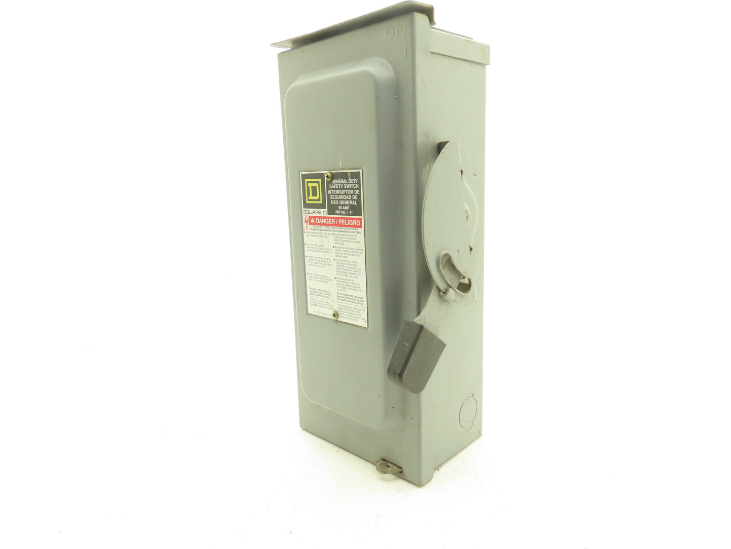 Square D H322NRB Safety Switch Disconnect 3 Ph 60 Amp 3 Pole 240Vac Fusible