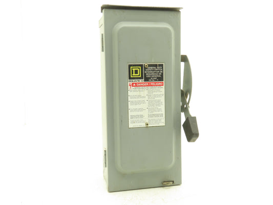 Square D H322NRB Safety Switch Disconnect 3 Ph 60 Amp 3 Pole 240Vac Fusible