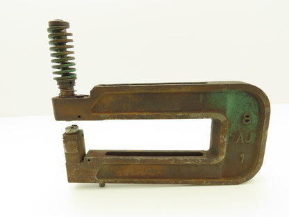 Unipunch 8AJ-1 Press Brake Punch C Frame 1/4" Circle 8" Throat 1" W