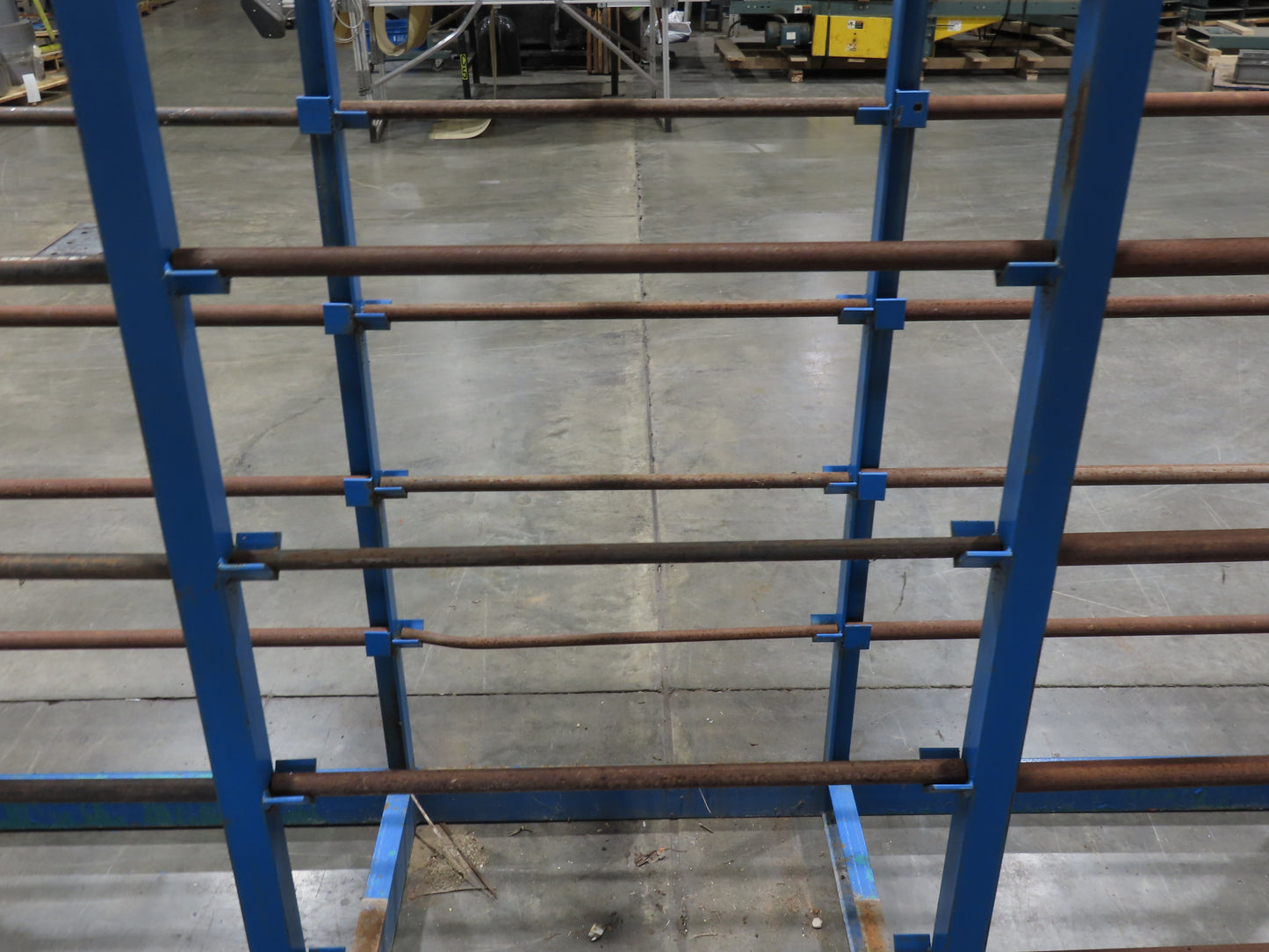 Industrial Custom Wire Spool Organizer Rack Cable Management 36 Rod 113x32x90"