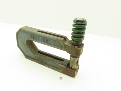 Unittool 8HP2 Press Brake Punch C Frame 45/128 x 67/128 8" Throat 1-7/8" W