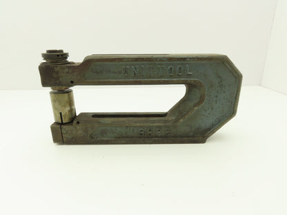 Unittool 8HP2 Press Brake Punch C Frame 45/128 x 67/128" Oval 8" Throat *Read