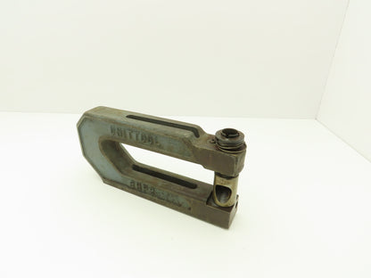 Unittool 8HP2 Press Brake Punch C Frame 45/128 x 67/128" Oval 8" Throat *Read