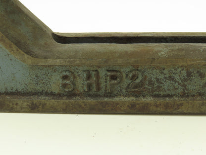 Unittool 8HP2 Press Brake Punch C Frame 45/128 x 67/128" Oval 8" Throat *Read