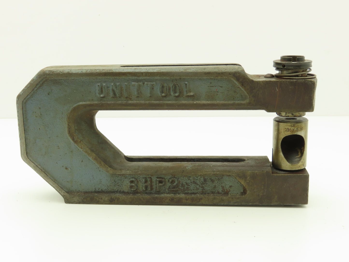 Unittool 8HP2 Press Brake Punch C Frame 45/128 x 67/128" Oval 8" Throat *Read