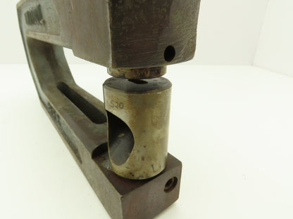 Unittool 8HP2 Press Brake Punch C Frame 45/128 x 67/128" Oval 8" Throat *Read