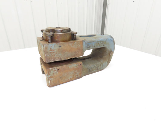 Unittool 8H-5-3/4 Press Brake Punch C Frame 1.98" Circle 8" Throat 5-3/4" Width