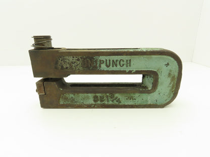 Unipunch 8B1-3/4 Press Brake Punch C Frame 8" Throat 1-3/4" Wide No Punch