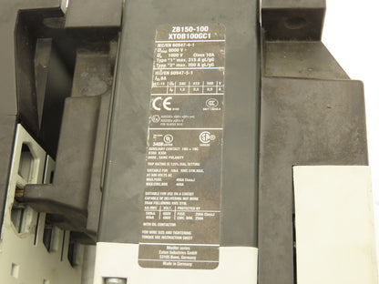 Eaton DIL M150 Contactor Motor Starter 150A 600VAC Overload Relay 70-100A 600V
