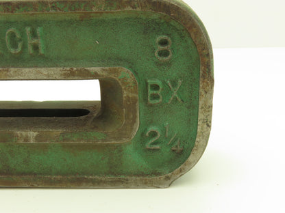 Unipunch 8BX2-1/4 Press Brake Punch C Frame 35/64" Circle 8" Throat 2-1/4" W