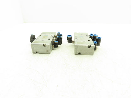 Festo VL-5/3G-3/8-B Pneumatic Control Valve 40-145PSI 3/8"NPT Ports Lot of 2