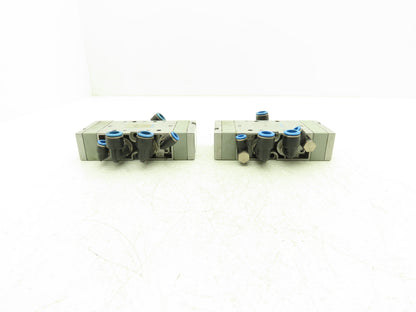 Festo VL-5/3G-3/8-B Pneumatic Control Valve 40-145PSI 3/8"NPT Ports Lot of 2