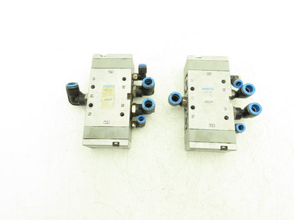 Festo VL-5/3G-3/8-B Pneumatic Control Valve 40-145PSI 3/8"NPT Ports Lot of 2
