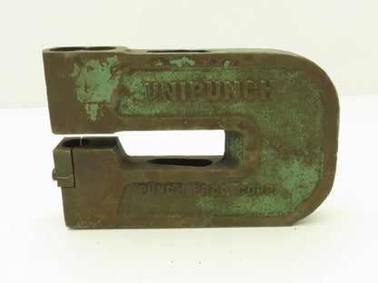 Unipunch 4B1-1/4 Press Brake Punch C Frame 4" Throat 1-1/4" Width No Punch