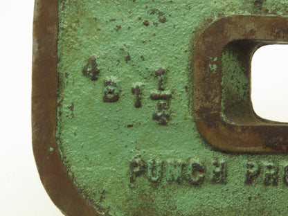 Unipunch 4B1-1/4 Press Brake Punch C Frame 4" Throat 1-1/4" Width No Punch