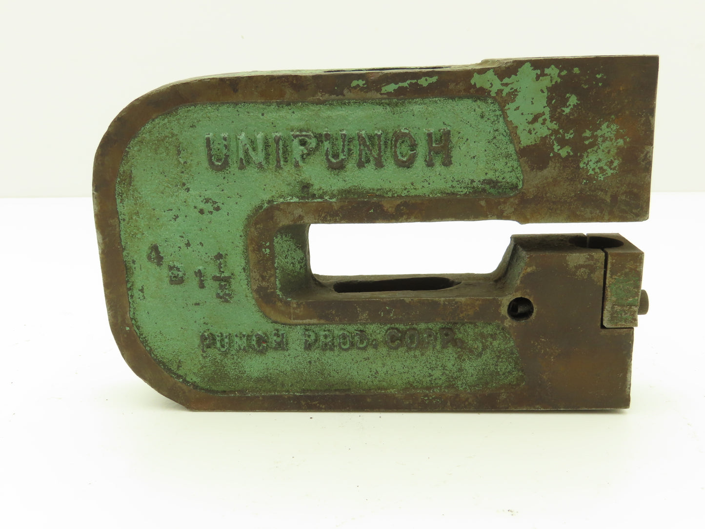 Unipunch 4B1-1/4 Press Brake Punch C Frame 4" Throat 1-1/4" Width No Punch