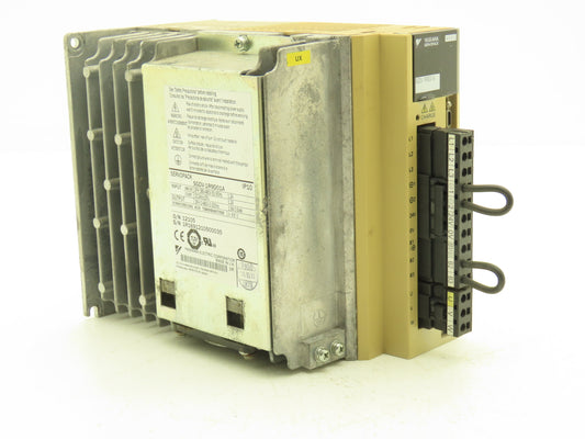 Yaskawa SGDV-1R9D01A Servopack AC Drive 380-480VAC IN 0-480VAC Out .5KW