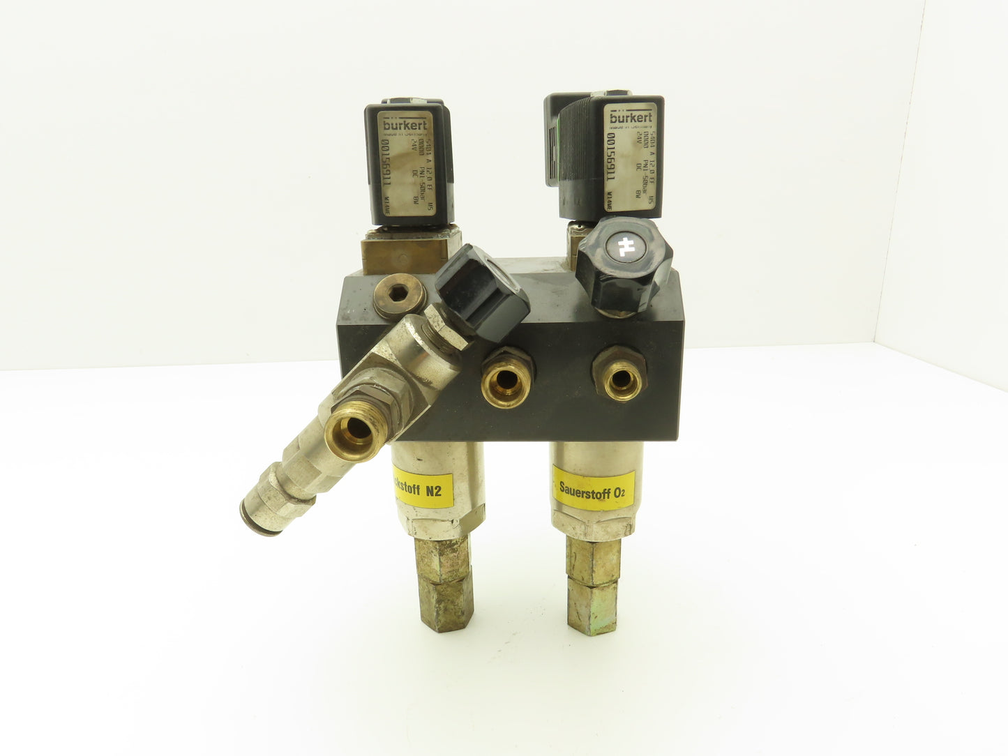 HLUDI Trumpf 10727 Nitrogen Oxygen Regulator Valve 24VDC Solenoids 00156911