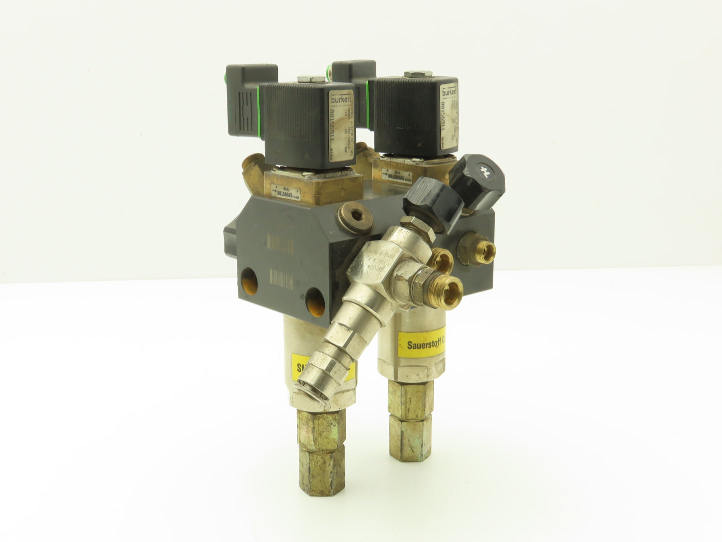 HLUDI Trumpf 10727 Nitrogen Oxygen Regulator Valve 24VDC Solenoids 00156911