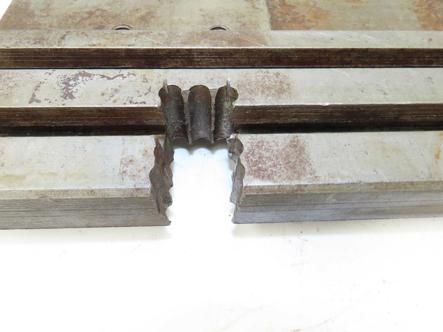 Press Brake Bed Offset Tang Base 9.5" Deep 18" Wide With T Slots 1/2" Tang