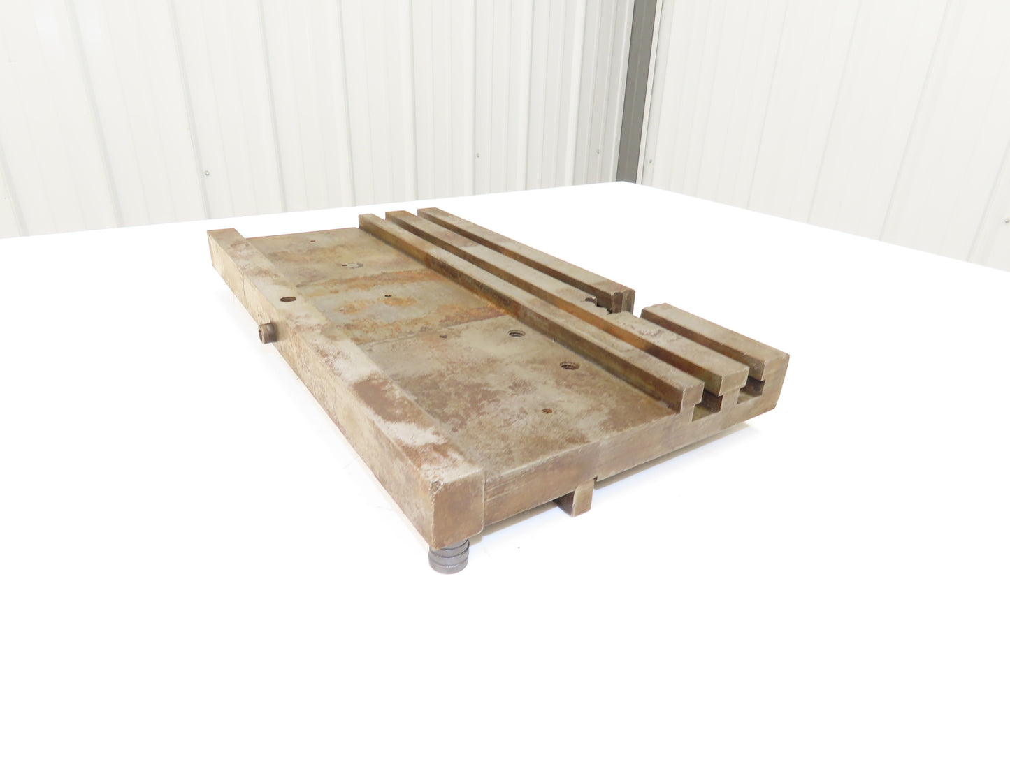 Press Brake Bed Offset Tang Base 9.5" Deep 18" Wide With T Slots 1/2" Tang