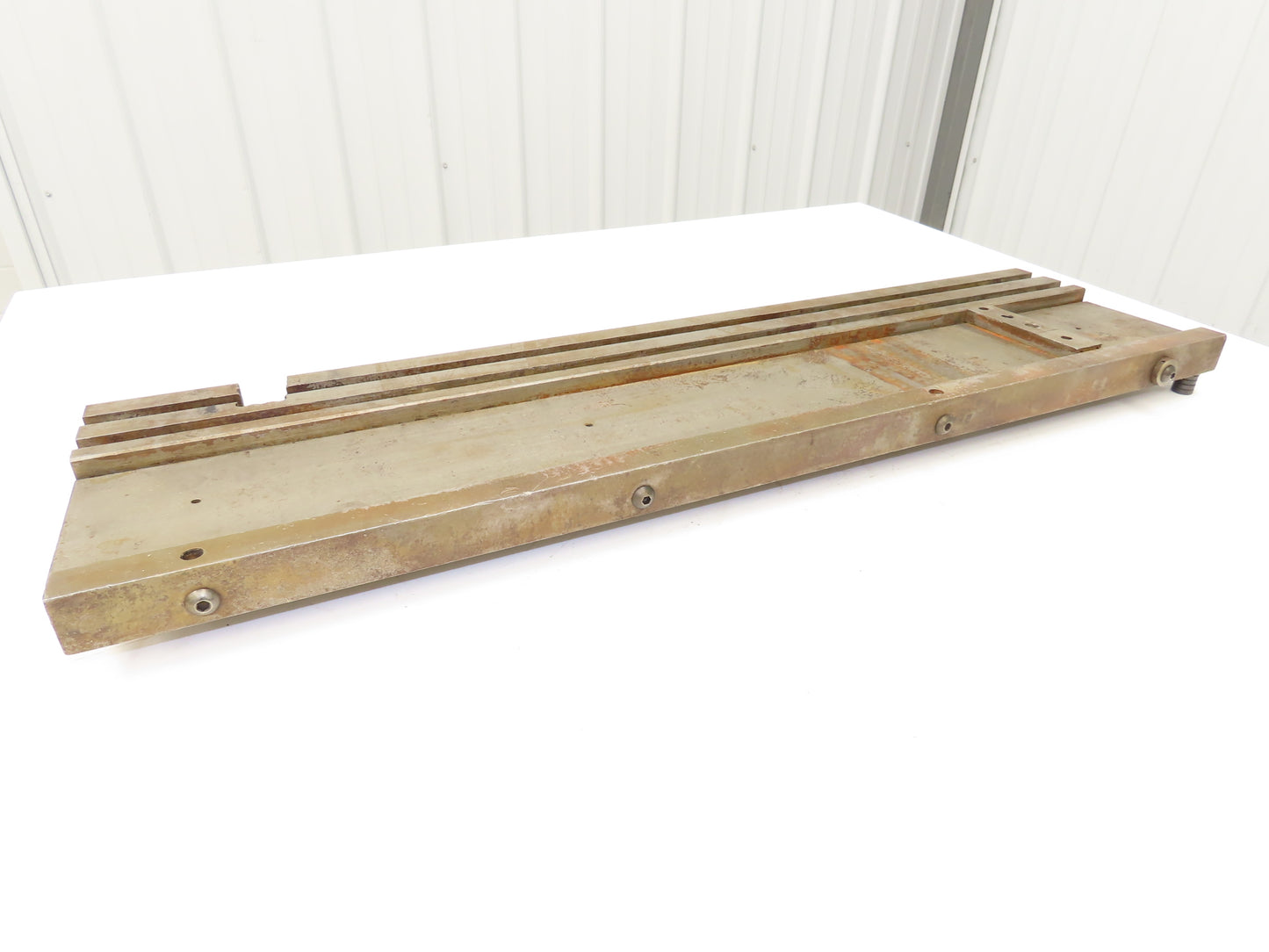 Press Brake Bed Offset Tang Base 36" Deep 18" Wide With T Slots 1/2" Tang