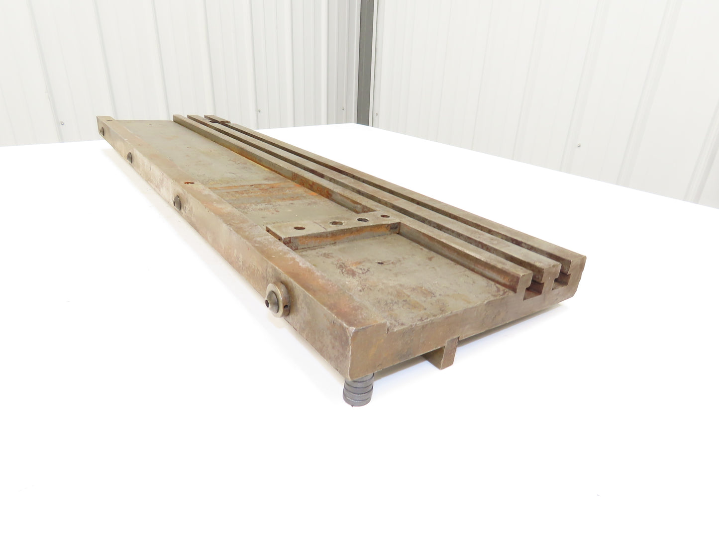 Press Brake Bed Offset Tang Base 36" Deep 18" Wide With T Slots 1/2" Tang