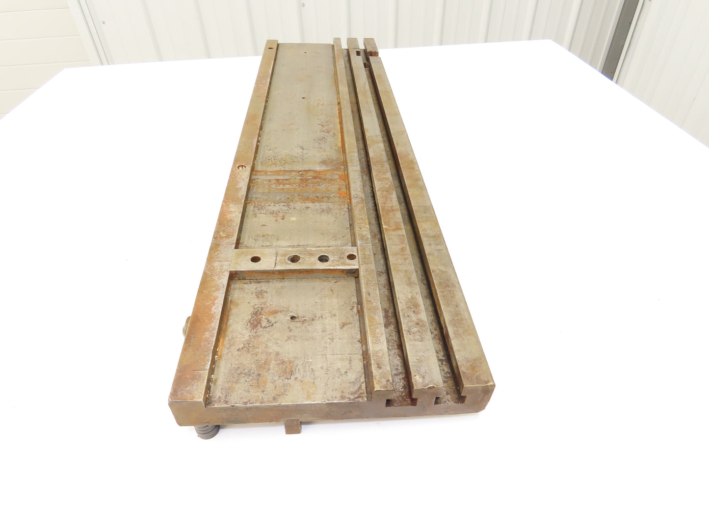 Press Brake Bed Offset Tang Base 36" Deep 18" Wide With T Slots 1/2" Tang